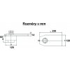 Vrchní panty - 40/70/120 mm (Průměr 120 mm (nosnost 1 000 kg))