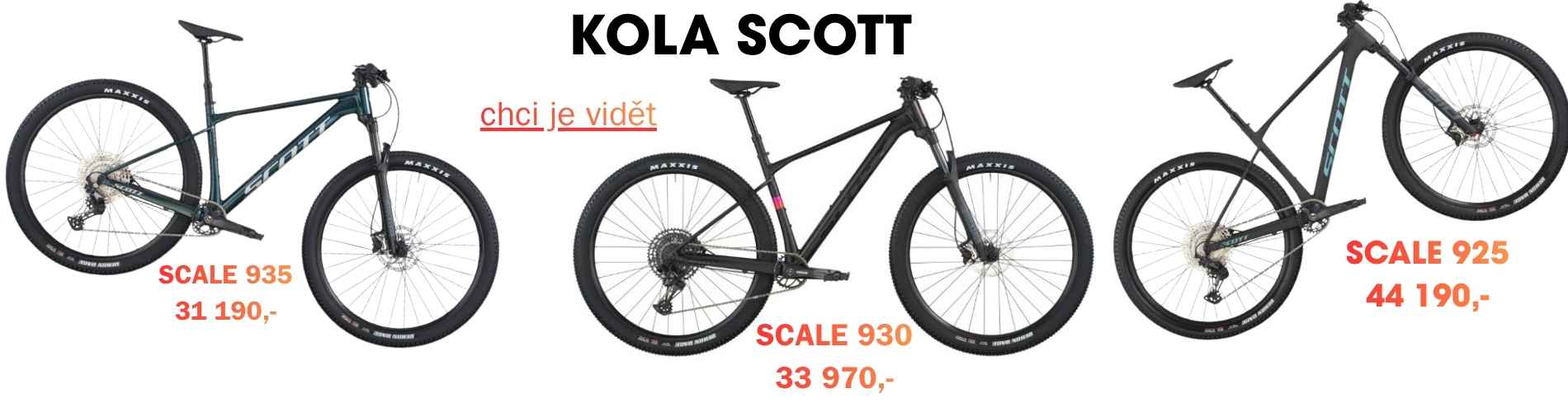 Nová kola Scott