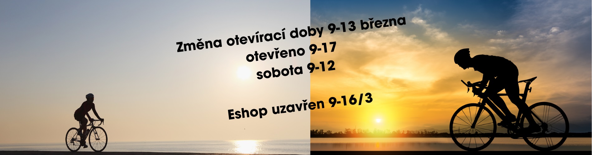 Změna otavírací doby 9-16.3
