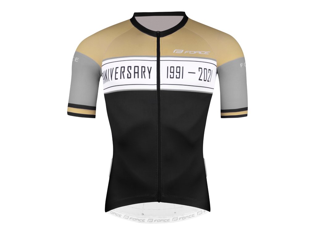 dres F ANNIVERSARY kr. rukáv, černo-zlatý (velikost M)