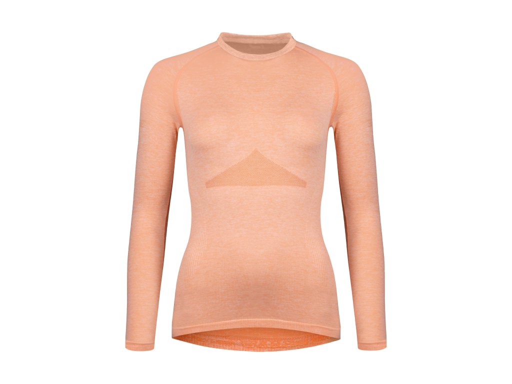 triko funkční F SOFT LADY dl. rukáv, meruňkové (velikost M-L)