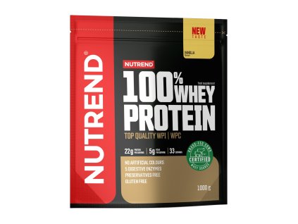 100% Whey Protein, sáček, 1000 g vanilka