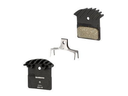 destičky brzd SH J05A polymer,s pružinou+chladič