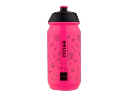 láhev FORCE PLAY 0,5 l, růžovo-černá