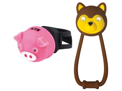 Osvětlení set KLS ANIMAL, brown/pink