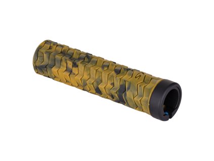 Rukojeti KLS POISON SINGLE LockON, dijon yellow/black (Varianta Rukojeti KLS POISON SINGLE LockON, dijon yellow/black)