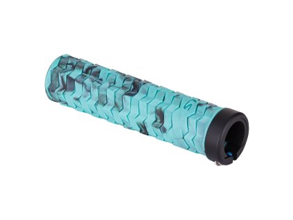 Rukojeti KLS POISON SINGLE LockON, turquoise/black (Varianta Rukojeti KLS POISON SINGLE LockON, turquoise/black)