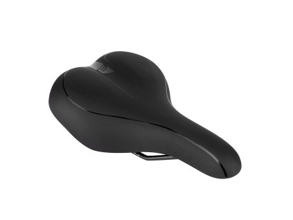 sedlo FORCE COMFORT GEL pánské turistické, černé