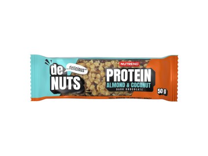Denuts Protein, tyčinka, 50 g mandle a kokos
