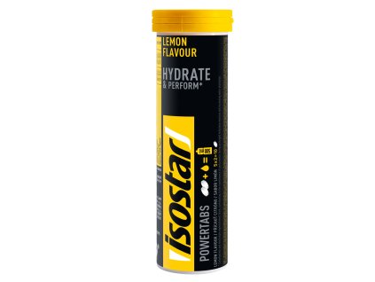 ISOSTAR Powertabs 120g, tuba, 10 tablet citron