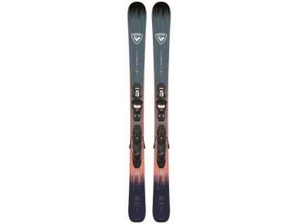 Rossignol RALLYBIRD JR KID-X KID 4 GW B76 BLACK-set/RAOJC03 + FCKKK01 (Délka 104)