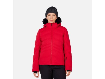Rossignol W STACI INSULATED JKT-RUBY RED-bunda (Varianta 00L)