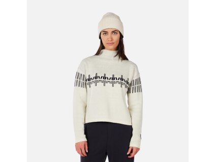 Rossignol W PATTERNED TN SWEATER-NATURE WHITE-svetr (Varianta 00L)