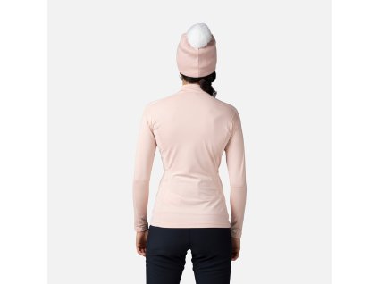 Rossignol W CLASSIQUE 1/2 ZIP-POWDER PINK-mikina (Varianta 00L)