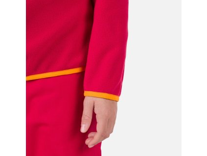 Rossignol JR STRAWPILE FLEECE HZ-RUBY RED-mikina (Varianta 006)