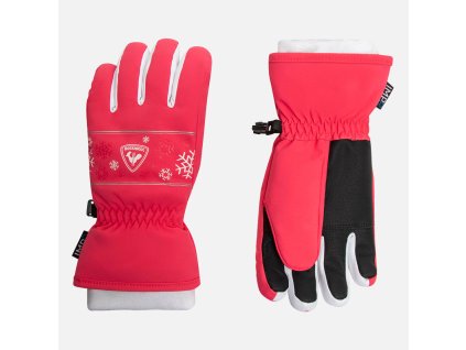 Rossignol JR JANE IMPR G-TEA ROSE-rukavice (Velikost 006)