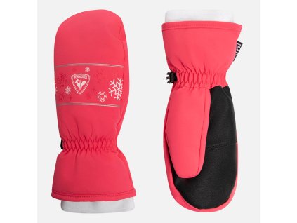 Rossignol JR JANE IMPR M-TEA ROSE-rukavice (Velikost 006)