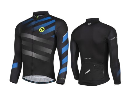 Dres KELLYS Rival dlouhý rukáv blue - S (Varianta Dres KELLYS Rival dlouhý rukáv blue - S)