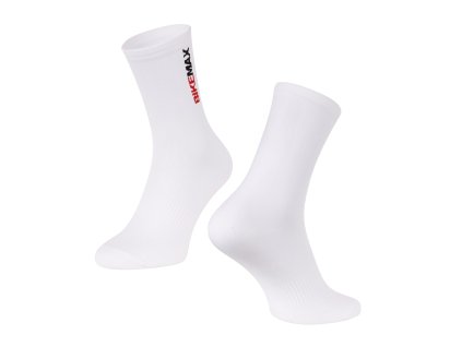 ponožky BIKEMAX DNA PRO, bílé (velikost S-M)