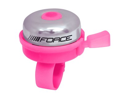zvonek FORCE KLASIK Fe/plast 22,2mm, růžový