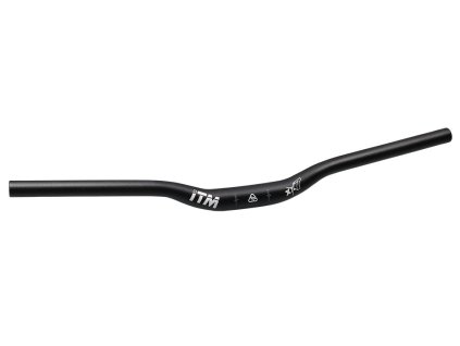řídítka ITM XX7 MTB prohnutá 31,8/640mm, Al, černá