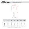 tepláky FORCE COMFY, černé (velikost 3XL)