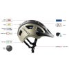 Přilba Casco MTBE 2 black red l 58-62
