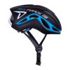 přilba FORCE REX, černo-modrá (velikost S-M)
