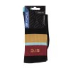 ponožky FORCE STRIPE dlouhé, černé (velikost S-M)