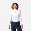 Rossignol W CLASSIQUE 1/2 ZIP-WHITE-mikina (Velikost 00L)