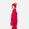 Rossignol JR STRAWPILE FLEECE HZ-RUBY RED-mikina (Varianta 006)