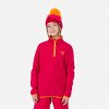 Rossignol JR STRAWPILE FLEECE HZ-RUBY RED-mikina (Varianta 006)