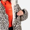 Rossignol W ARETU ALLOVER DOWN JKT-NATURE WILD LEOPARD PRINT-TA - JACKETS (Velikost 00L)