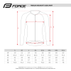 dres FORCE SWAY dl. rukáv, černý (velikost 3XL)