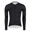 dres FORCE PLAIN dlouhý rukáv, černý (velikost 3XL)