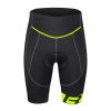 kraťasy FORCE B30 do pasu s vložkou,černo-fluo (velikost XS)