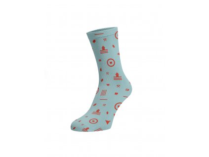 Ponožky Pattern – Modré
