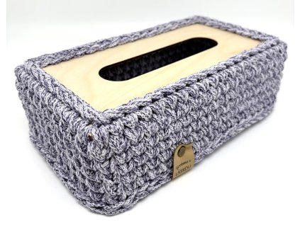 Box na kapesníky obdélníkový bez dekoru