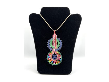 Paličkovaný náhrdelník Divoký rej