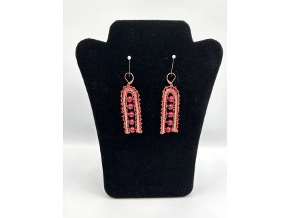 Paličkované náušnice Paralely