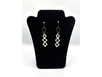 Paličkované náušnice Uzel spojení