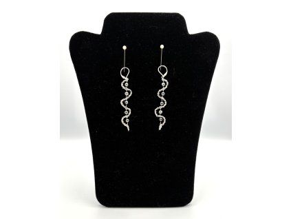 Paličkované náušnice Slaloma