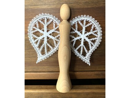 Andělka se sněhovou vločkou