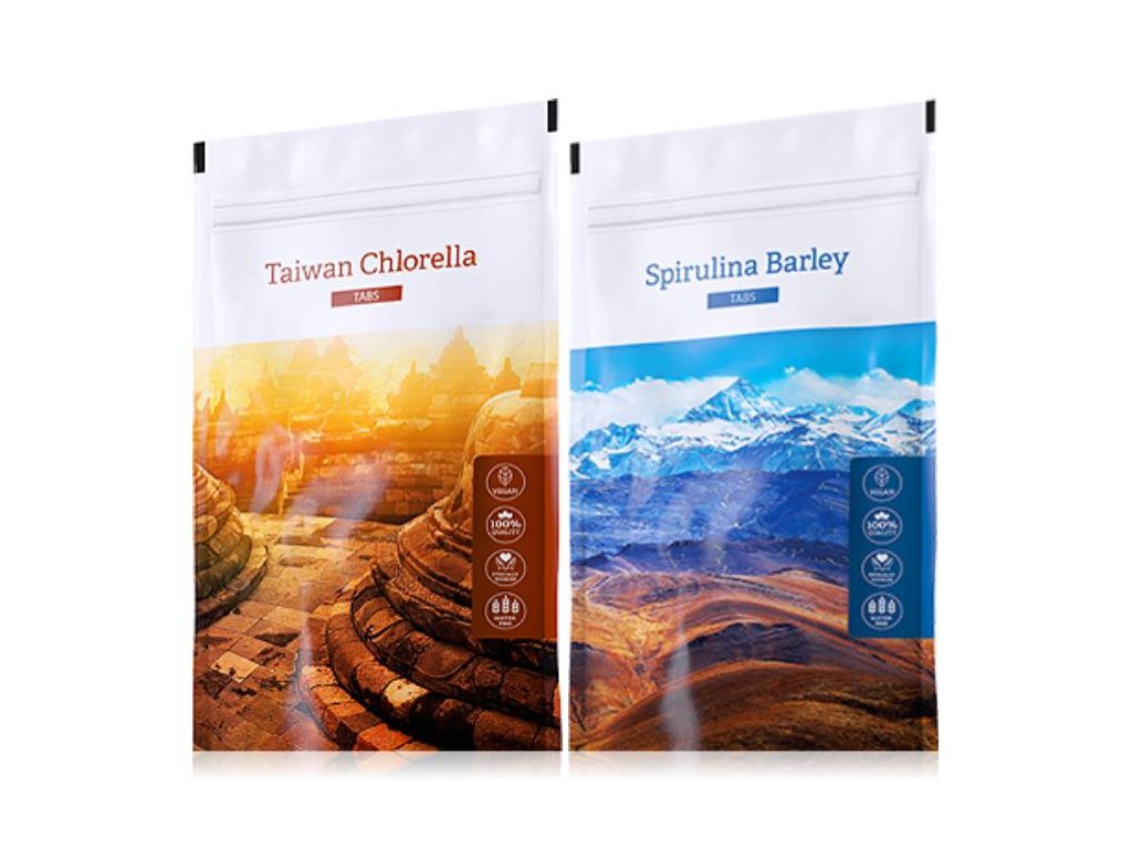 organic chlorella tabs spirulina barley tabs