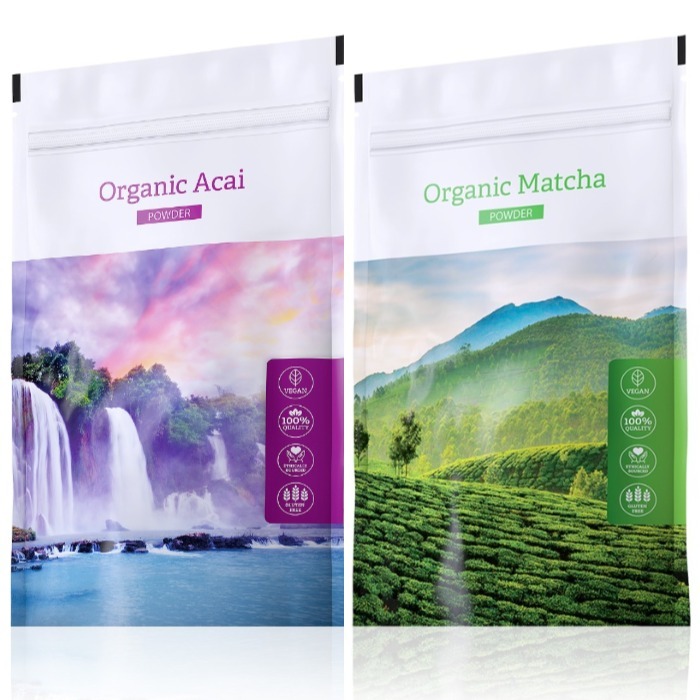 Energy Organic Acai powder 100 g + Organic Matcha powder 50 g