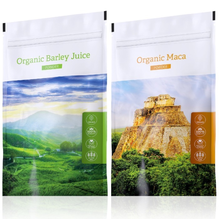 Energy Organic Maca powder 100 g + Organic Barley Juice powder 100 g