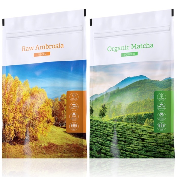 Energy Raw Ambrosia pieces 100 g + Organic Matcha powder 50 g
