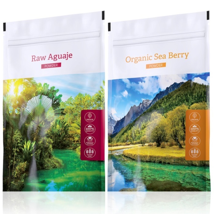 Energy Raw Aguaje powder 100 g + Organic Sea Berry powder 100 g