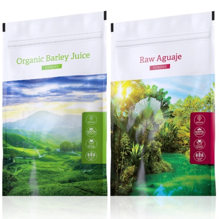 Energy Organic Barley Juice powder 100 g + Raw Aguaje powder 100 g
