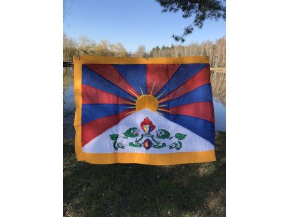 vlajka Tibet vysivka